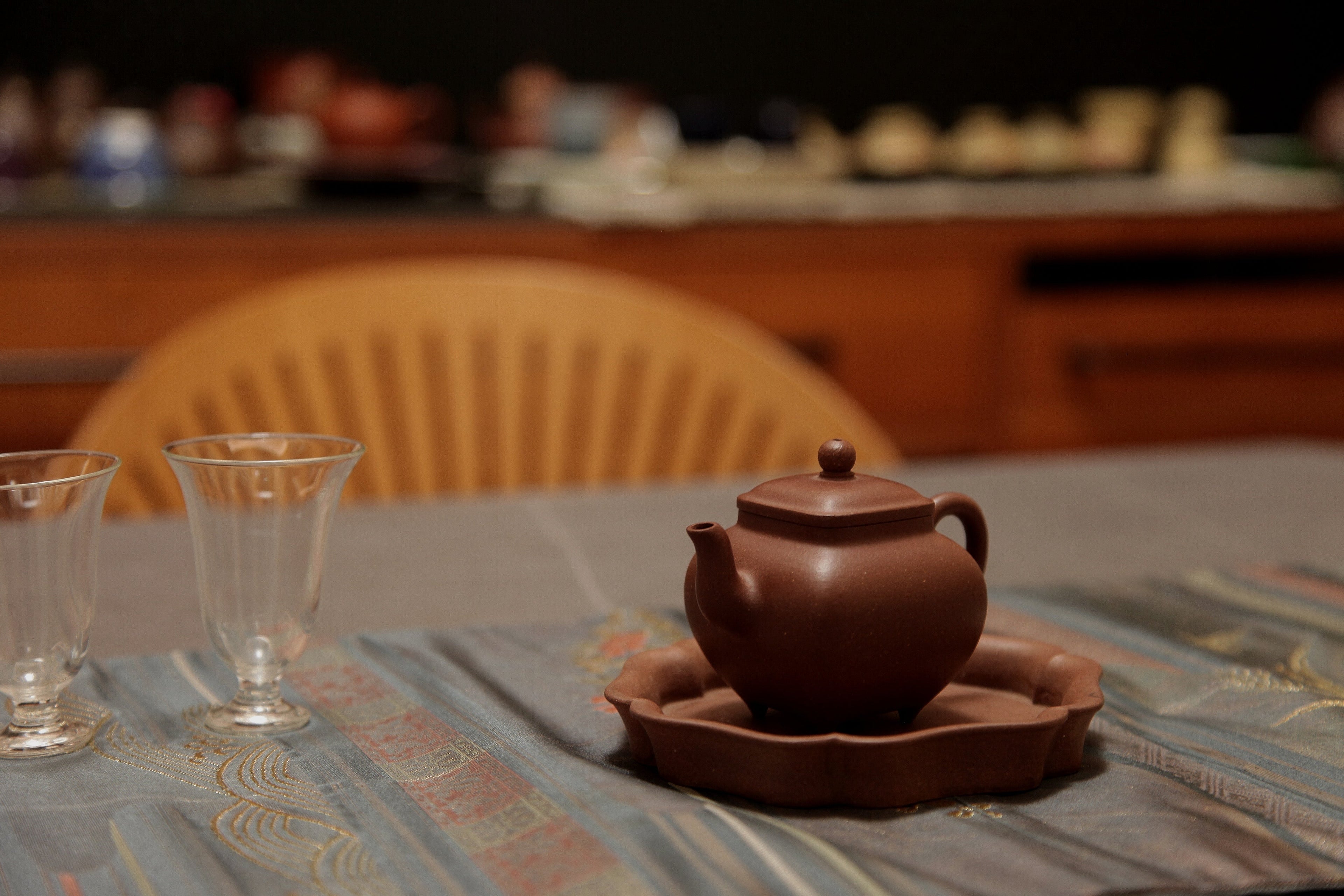 YiXing ZiSha Square Chuanlu Teapot 四方传炉壶100ml[ZS77]