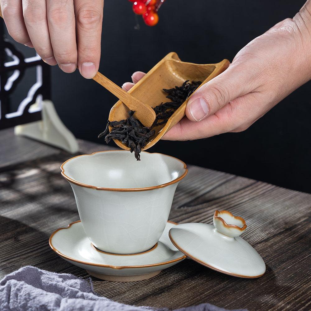 Ru Ware-Chinese Covered Tea Cup(盖碗) - Lapsangstore