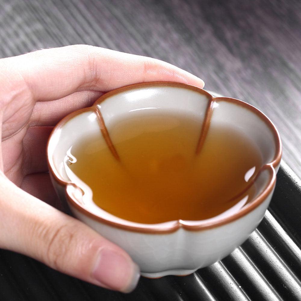Ru Ware-Cherry Blossom Tasting Cup - Lapsangstore